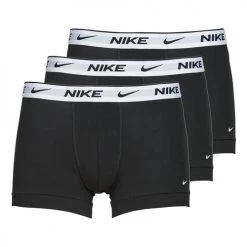 Sous-vêtements Homme Boxers Nike EDAY COTTON STRETCH X3 Noir / Noir / Noir